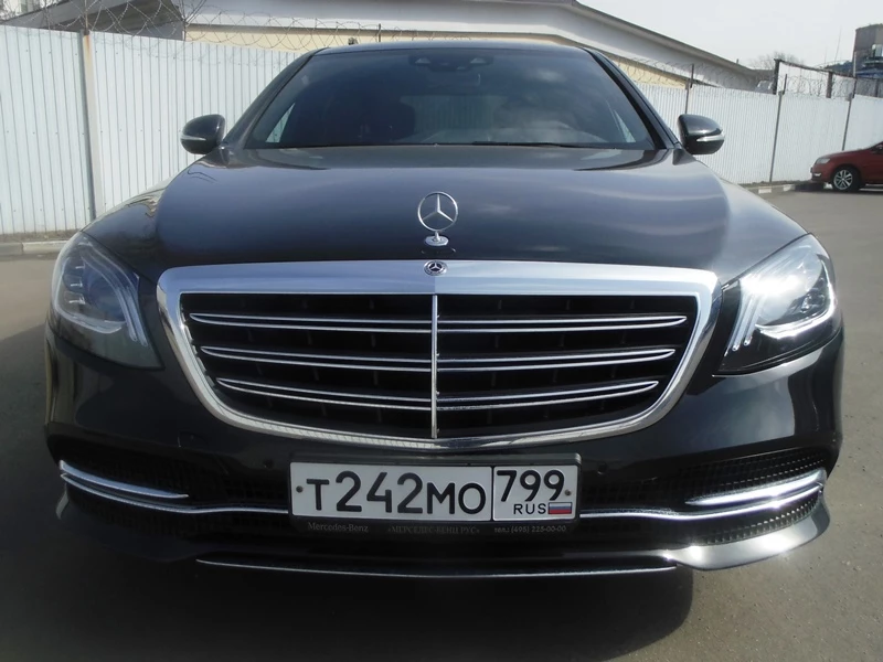 Mercedes S-class W222 restyling 2019 аренда в Москве
