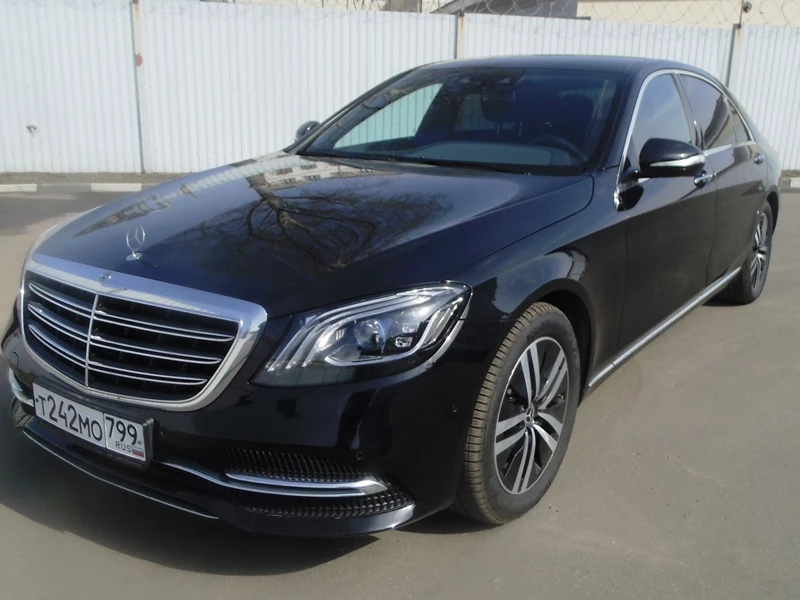 Mercedes S-class W222 restyling 2019 аренда в Москве